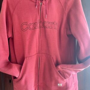 Carhartt Women's Red Full-Zip Jacket